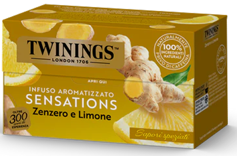 Infuso aromatizzato <br>Zenzero e Limone