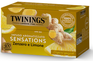 Infuso aromatizzato <br>Zenzero e Limone