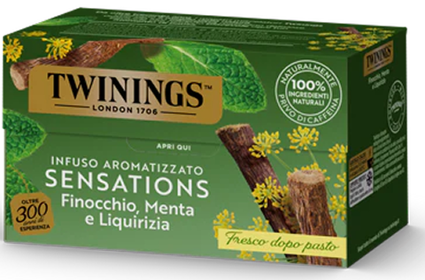 Infuso aromatizzato <br>Finocchio, Menta e Liquirizia