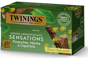 Infuso aromatizzato <br>Finocchio, Menta e Liquirizia