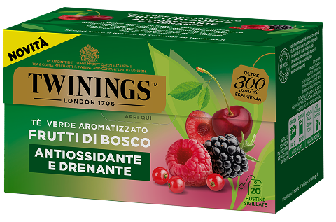 Tè verde aromatizzato Frutti di Bosco