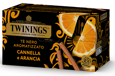 Tè nero aromatizzato Cannella e Arancia