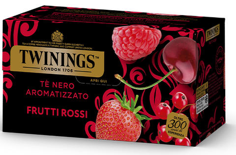 Tè nero aromatizzato <br>Frutti Rossi