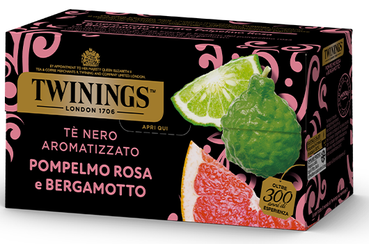 Tè nero aromatizzato Pompelmo Rosa e Bergamotto