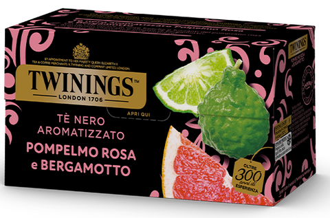 Tè nero aromatizzato <br>Pompelmo Rosa e Bergamotto