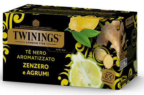 Tè nero aromatizzato <br>Zenzero e Agrumi