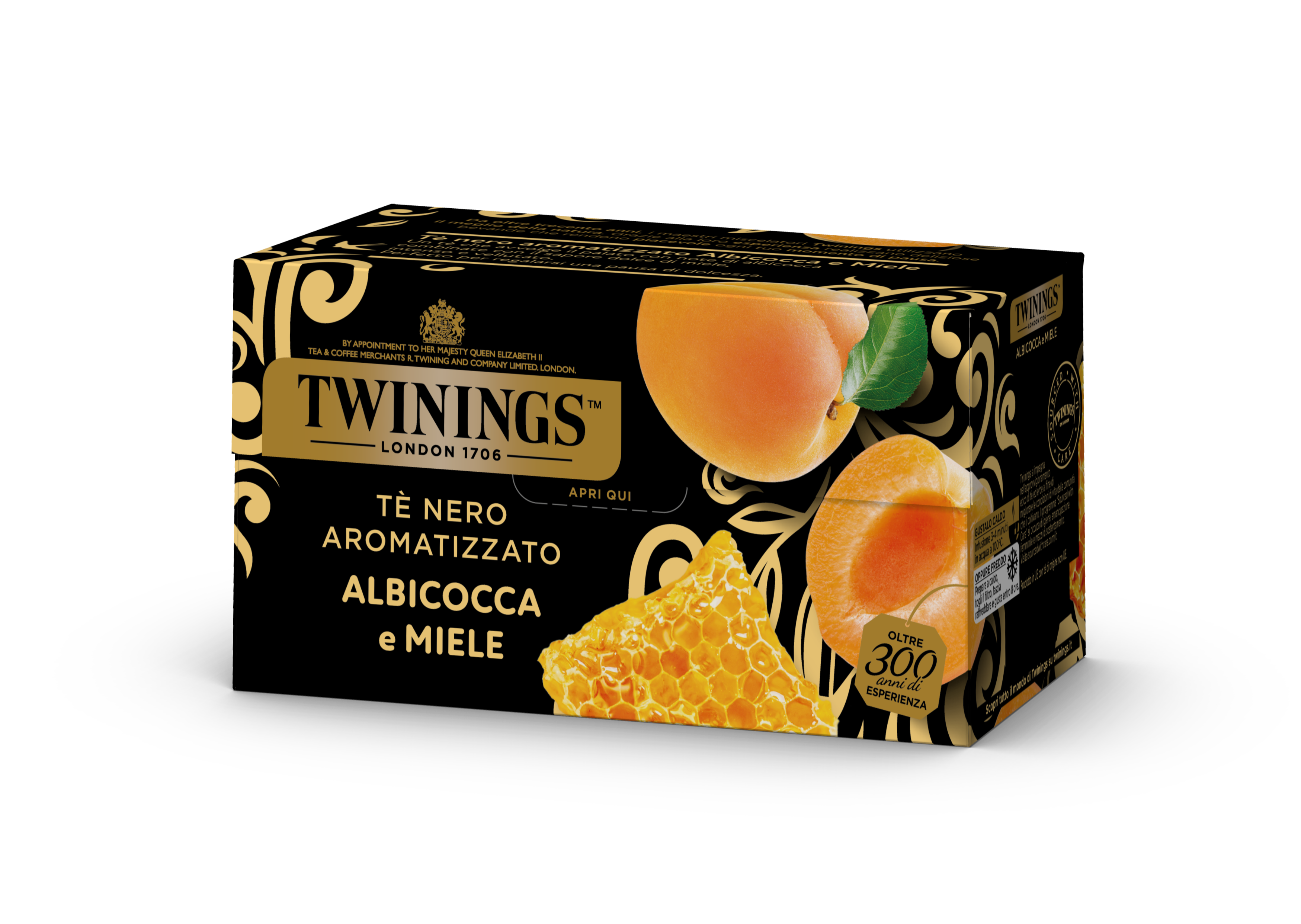 Tè nero aromatizzato <br>Albicocca e Miele