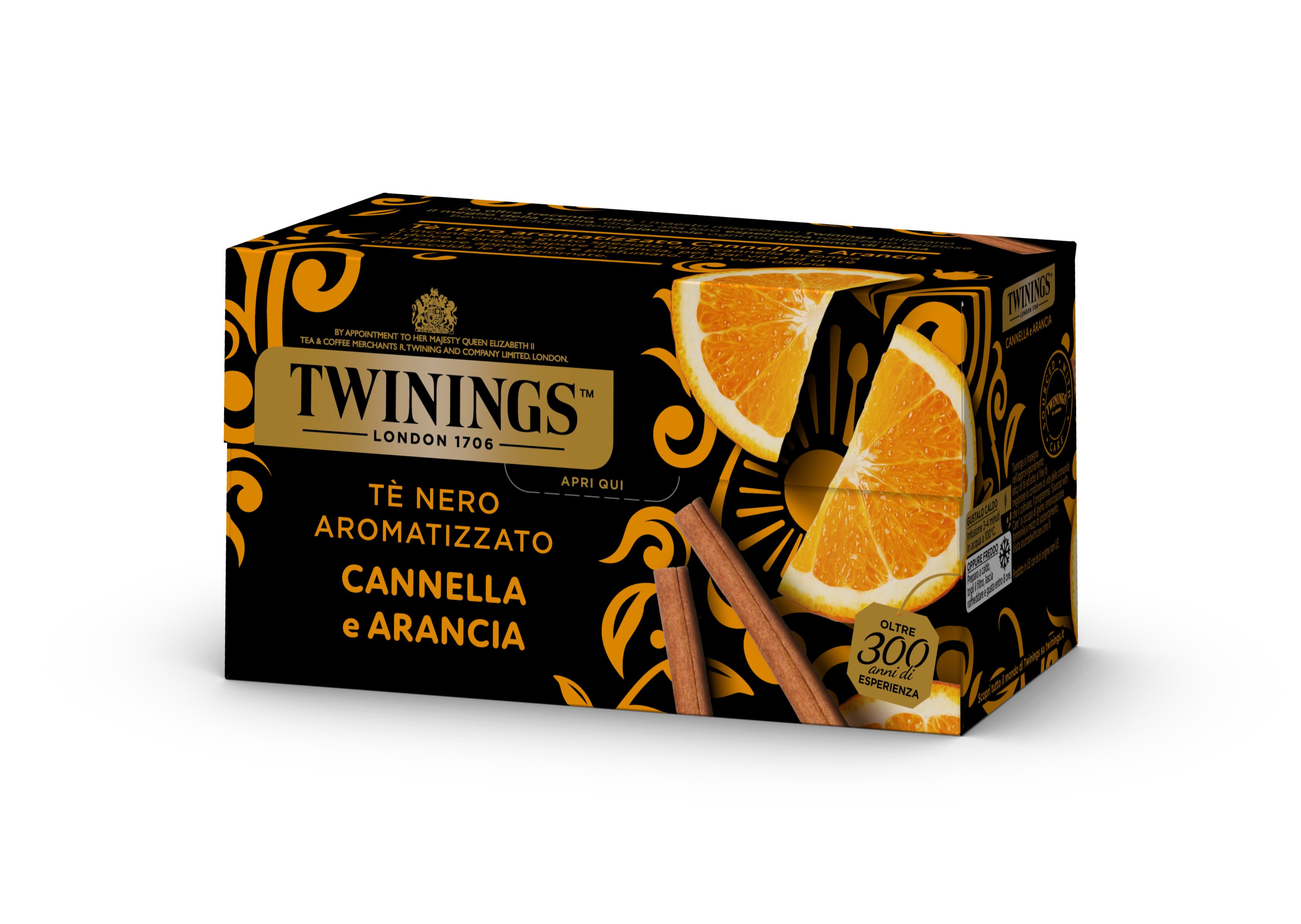 Tè nero aromatizzato <br>Cannella e Arancia