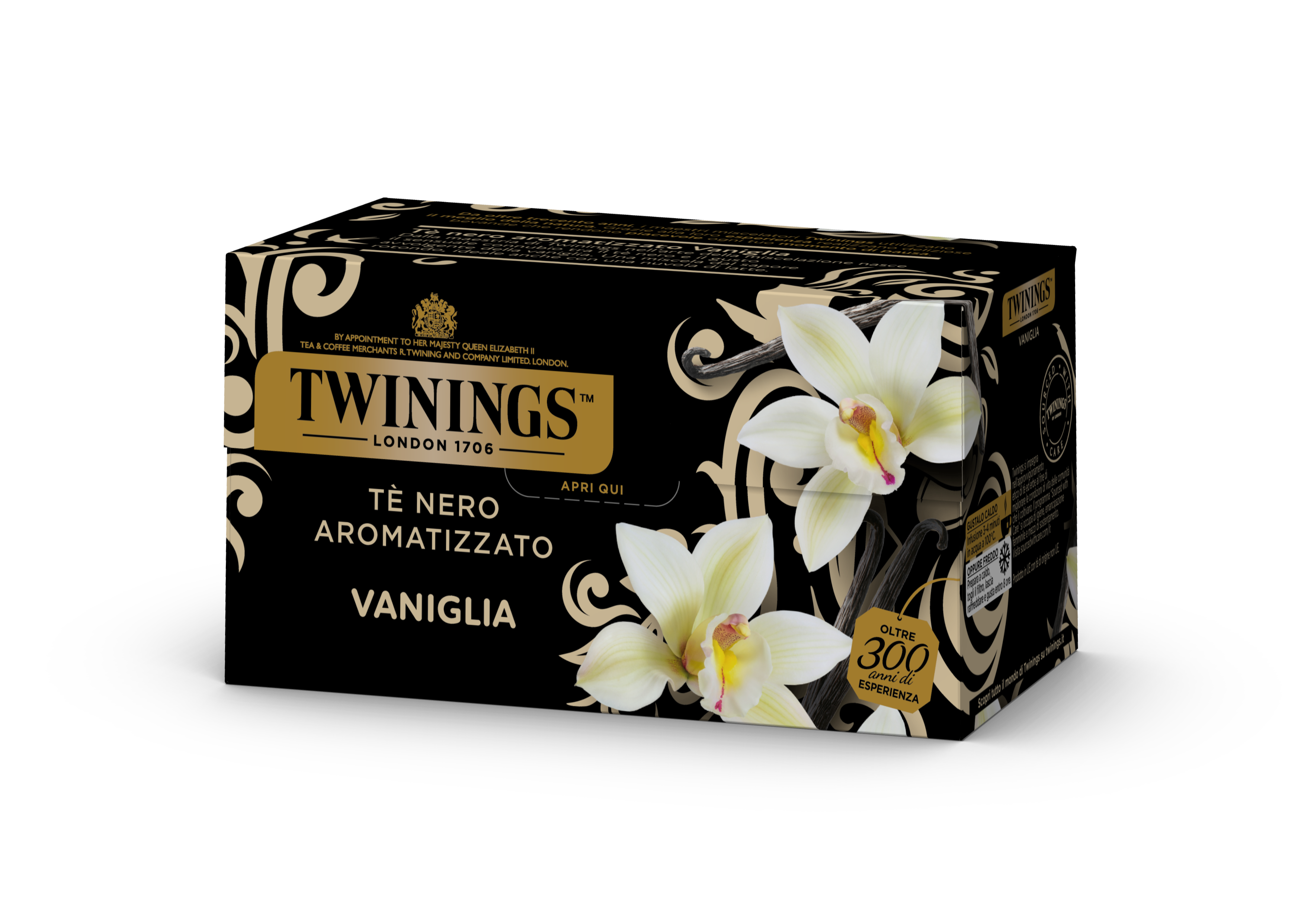 Tè nero aromatizzato <br>Vaniglia