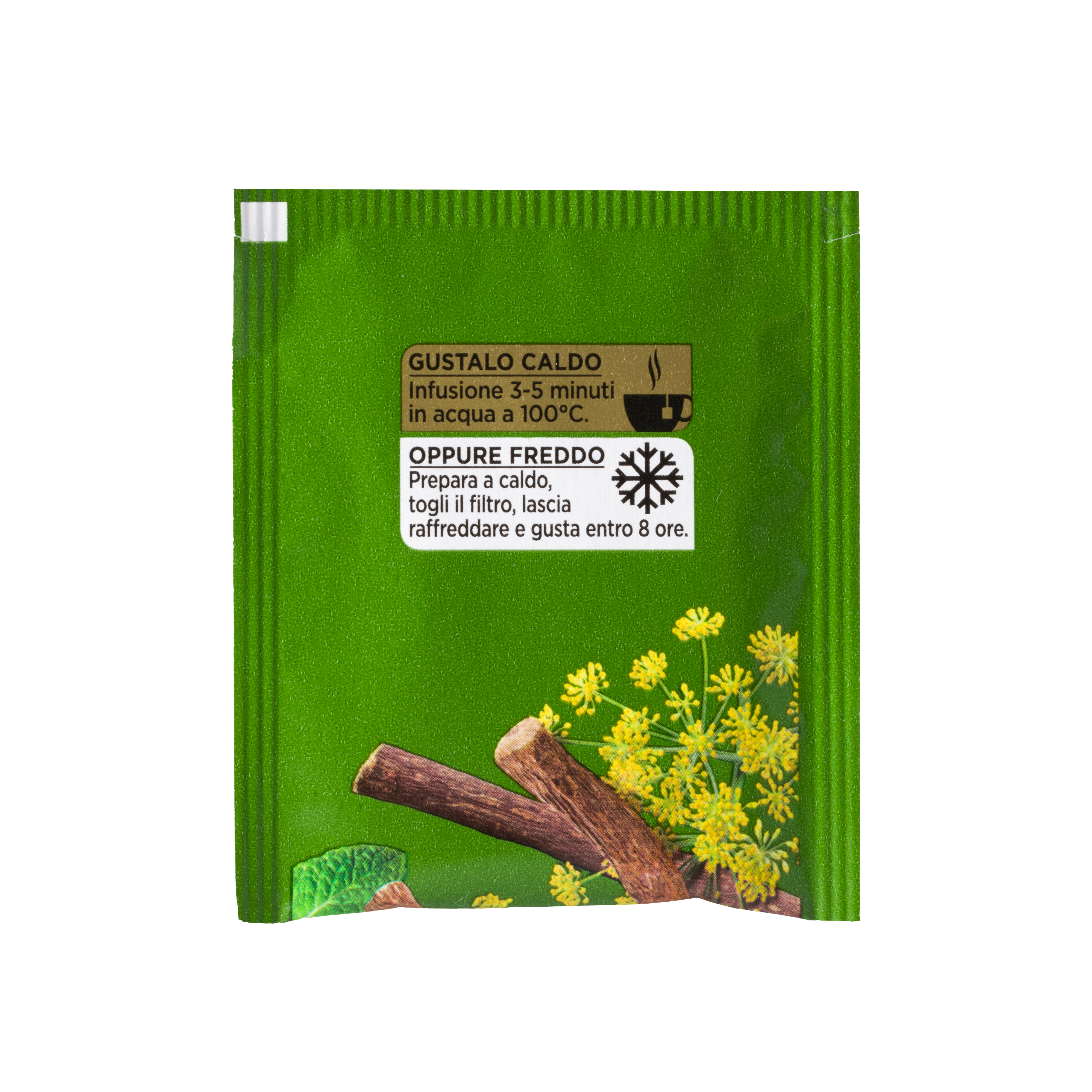 Infuso aromatizzato <br>Finocchio, Menta e Liquirizia
