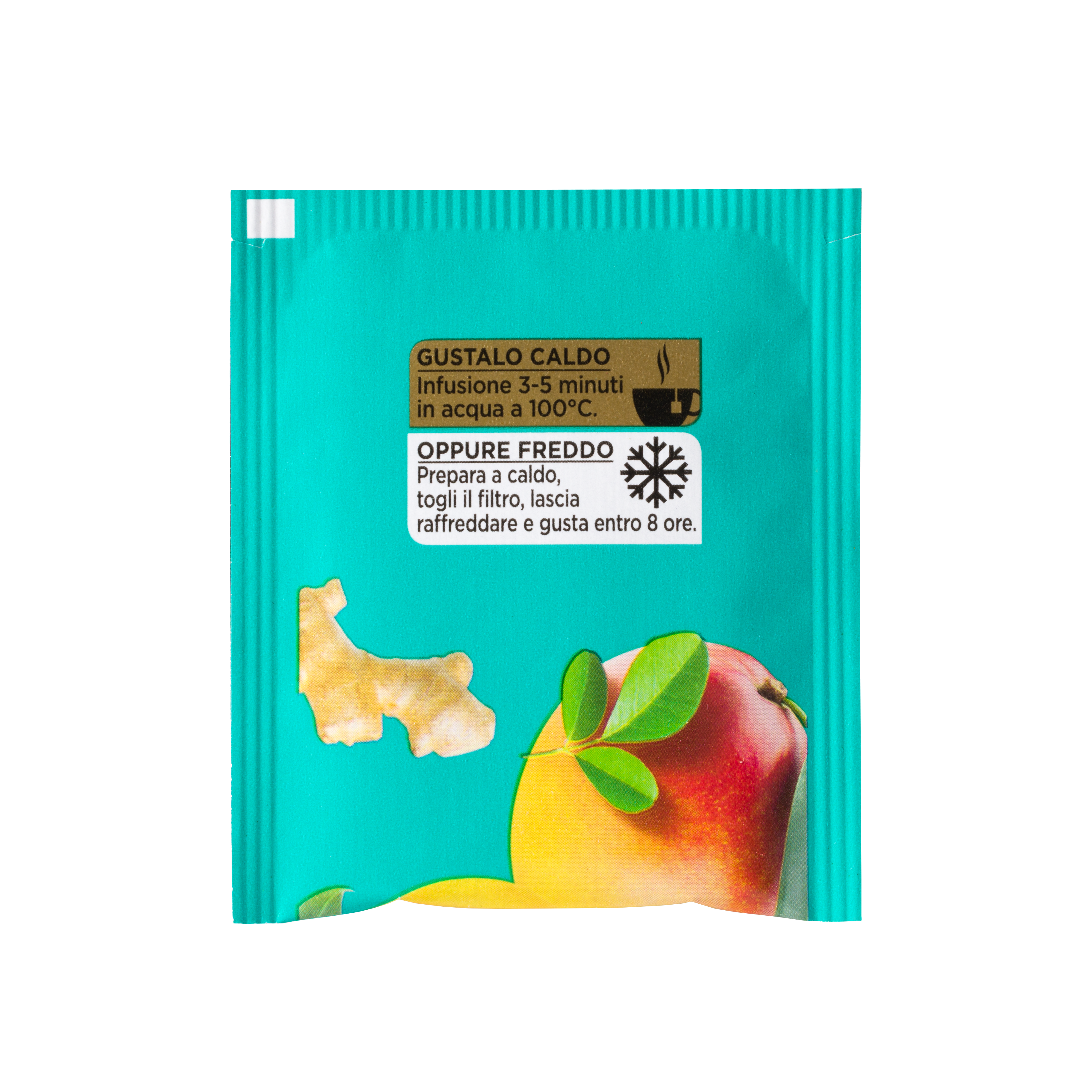 Infuso aromatizzato <br>Moringa, Zenzero e Mango