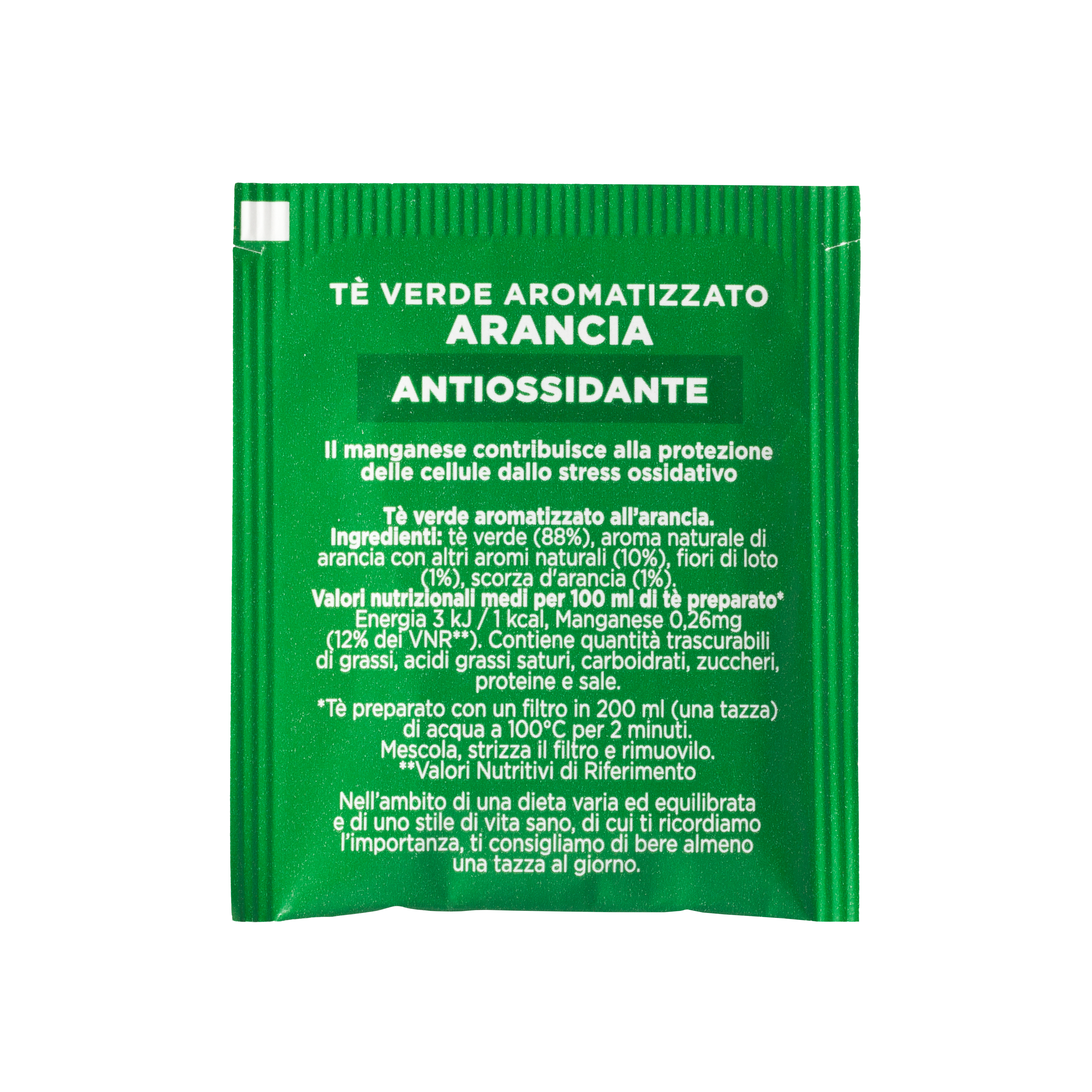 Tè verde aromatizzato <br>Arancia