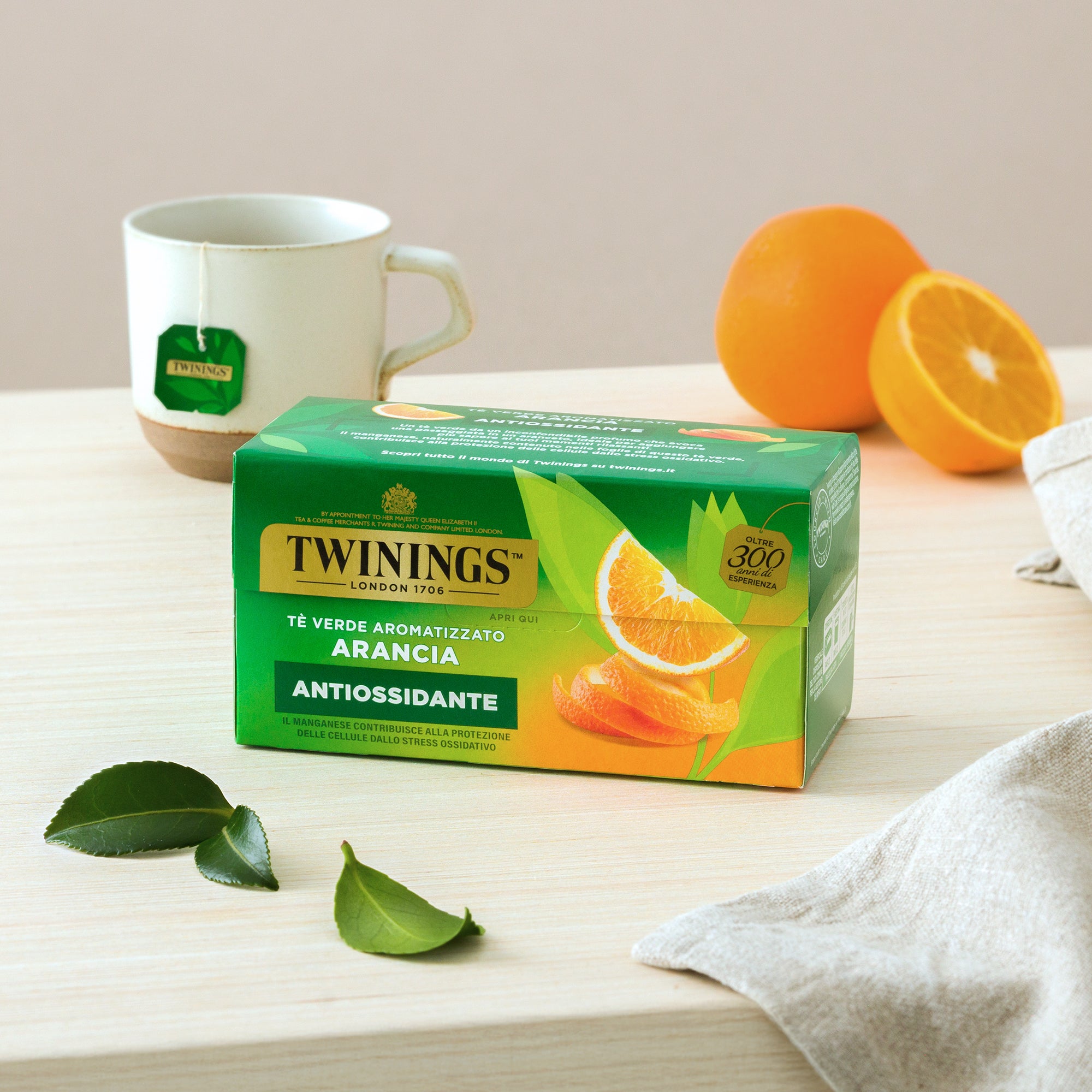 Tè verde aromatizzato <br>Arancia