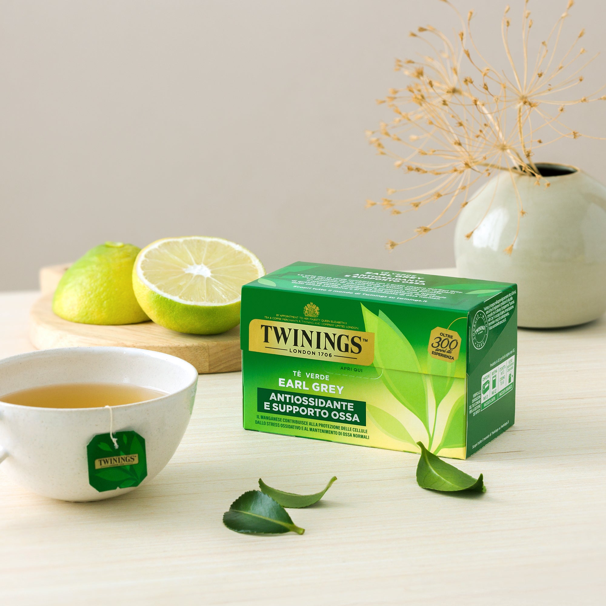 Tè verde aromatizzato <br>Earl Grey