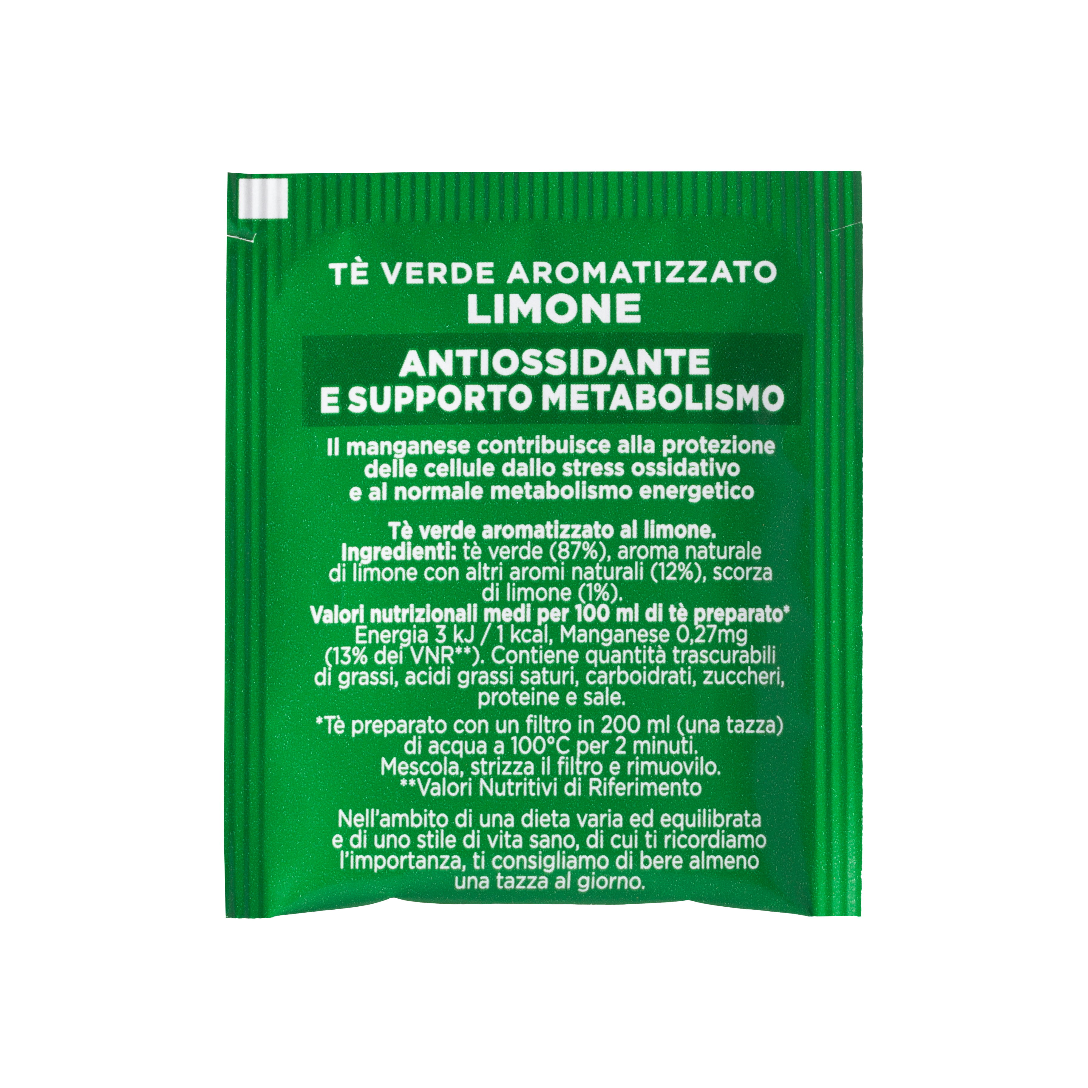 Tè verde aromatizzato <br>Limone