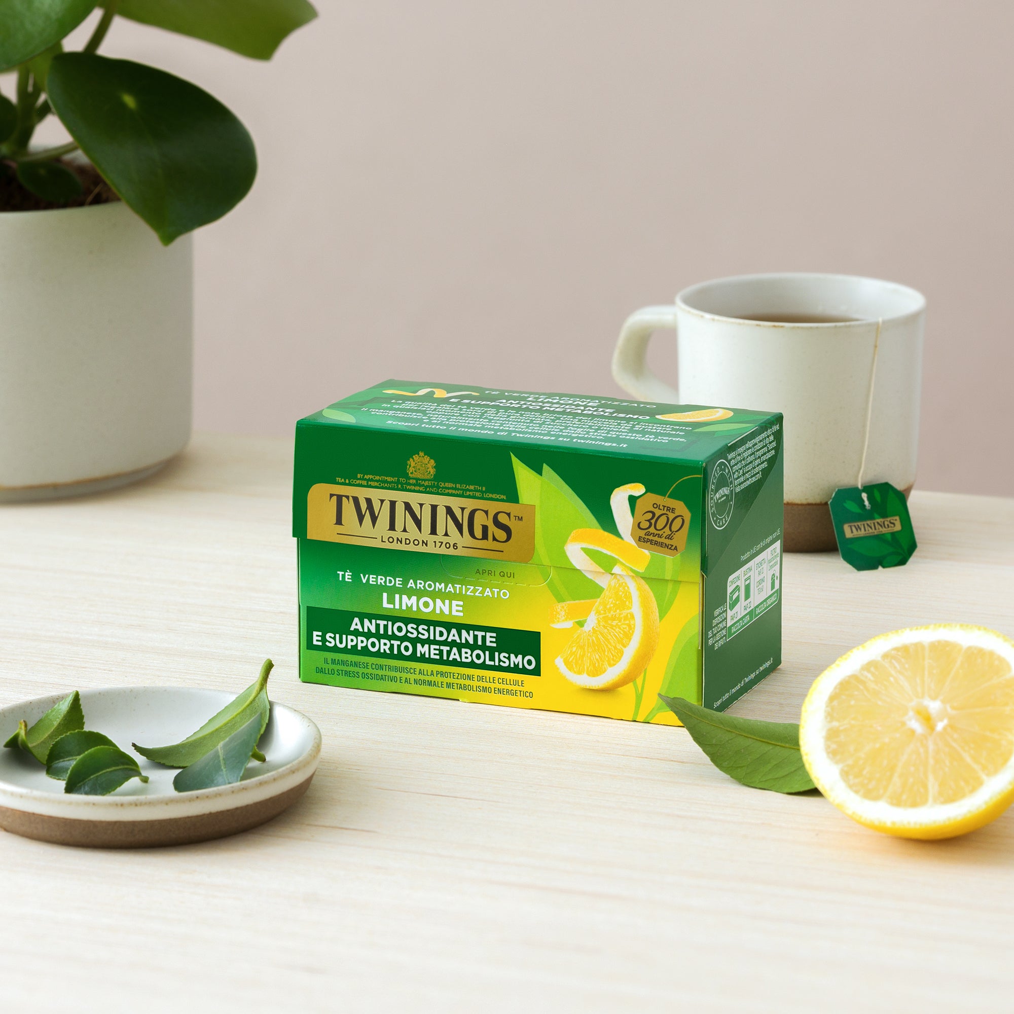 Tè verde aromatizzato <br>Limone