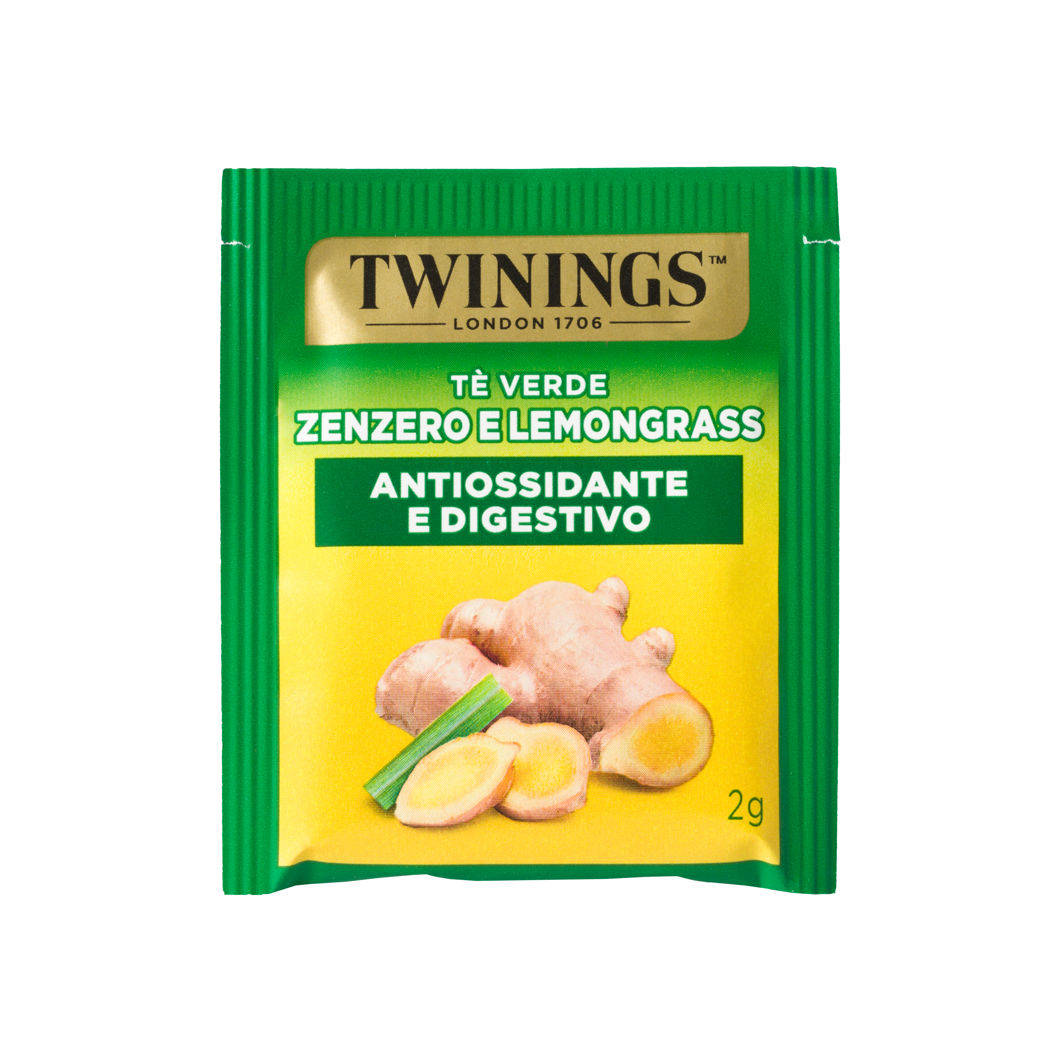 Tè verde aromatizzato <br>Zenzero e Lemongrass