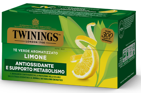 Tè verde aromatizzato <br>Limone