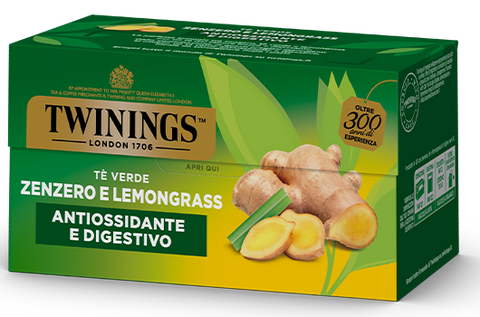 Tè verde aromatizzato <br>Zenzero e Lemongrass