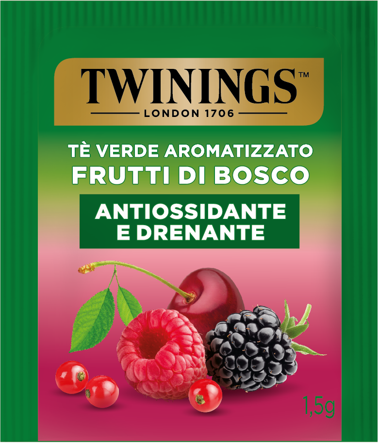 Tè verde aromatizzato Frutti di Bosco