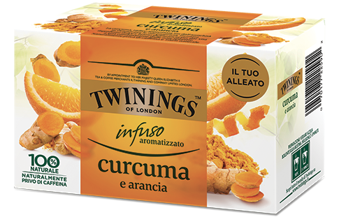 Infuso aromatizzato <br>Curcuma e Arancia